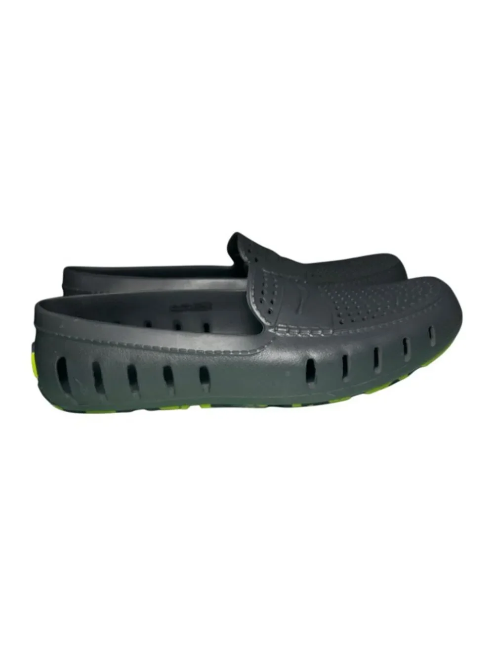 Floaters Men's Size 12 Gray Green Waterproof Driving Loafers Boat Shoes